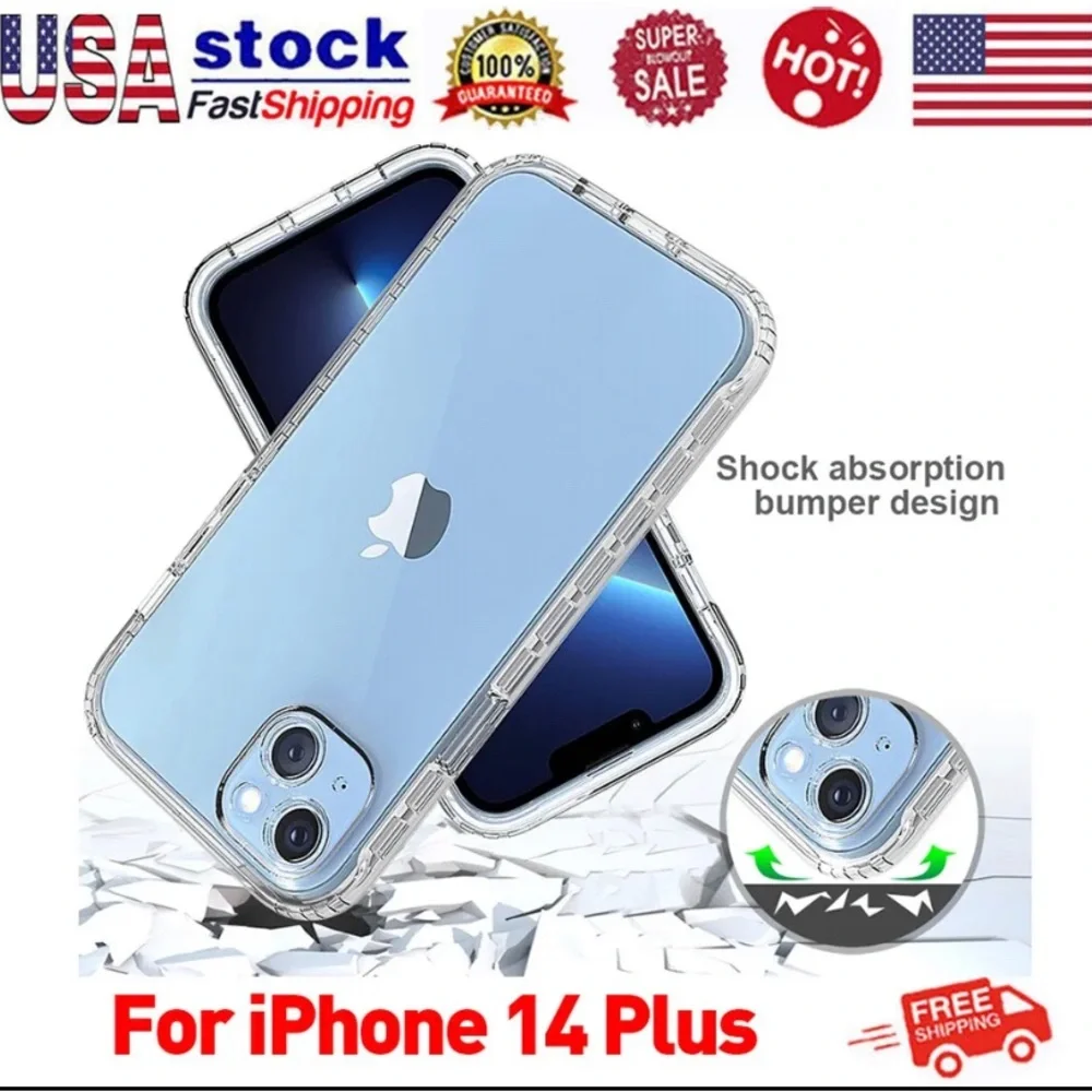 Apple iPhone 14 Plus Slim Shockproof Protective Cover
